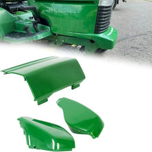 Front Bumper & Lower Upper Hood Kit AM132529 AM132595 Fits 325 335 345 GX255 GX325 Lawn Mower, Replacement for John Deere OEM