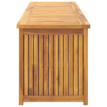 UUGRANDTO Garden Box Natural Wood Solid Teak Wood 78.7x19.7x21.7 in Outdoor Furniture Storage Boxes