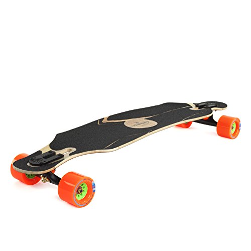 Loaded Boards Icarus Bamboo Longboard Skateboard Complete with Orangatang Kegel 80mm/80a Wheels