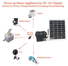 Tektrum Portable 1500w/3000w Powerpack Power Source Station, Silent Gas Free Generator with 1800Wh Battery, 300w Solar Panel - Power up Window A/C, Mini Fridge - Plug-N-Play