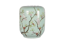 JOYNOW Ceramic Garden Stool Decorative Garden Stools Ceramic Stool American Country Rustic Style Bedroom Living Room Study Decorative Vanity Stool Shoe Changing Stool Garden Stool Ceramic