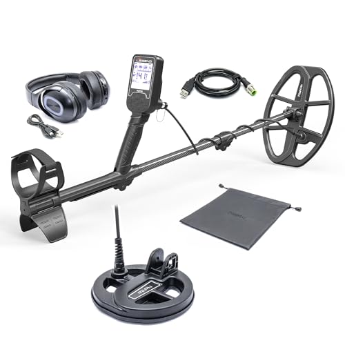 Nokta The Legend Metal Detector with Wireless Headphones, Professional Metal Detector Set (with Wireless Headphones and LG15 Search Coil)