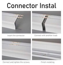 Heavy Duty Aluminum Window Cornice Box with Tracks, Extra Long Curtain Rail Cornice Boards Frame for Bedroom Living Room Decor - 1.5m/4.9ft,Wall Mount-1.1m/3.6ft