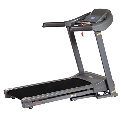 Sunny Health & Fitness T7643 Heavy Duty Walking Treadmill Gray