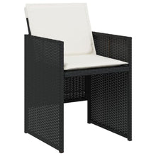 AMBERARD Patio Dining Set Set of 10 Black Furniture Set