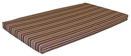 Furniture Barn USA Full VersaLoft Bed Cushion (4" Thick), Maroon Stripe