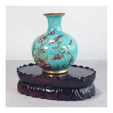LUYOUBOZHU Vase Stand Bonsai Stone Ornament Elliptical Display Stand, Teapot Vase Wooden Relief Sulpture Pedestal