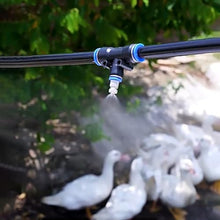 Drip Irrigation System Livestock Farm Misting Water Irrigation Kit, Outdoor Cooling Sprinkler System for Cattle/Chicken/Pig/Duck, Greenhouse Plant Watering Devices
