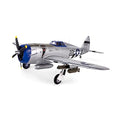 E-flite RC Airplane P-47 Razorback 1.2m BNF Basic Gray