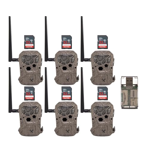 Wildgame Innovations Encounter 20MP Cellular Trail Camera Bundle with 32GB Ultra SDHC Card and 4-in-1 USB Reader