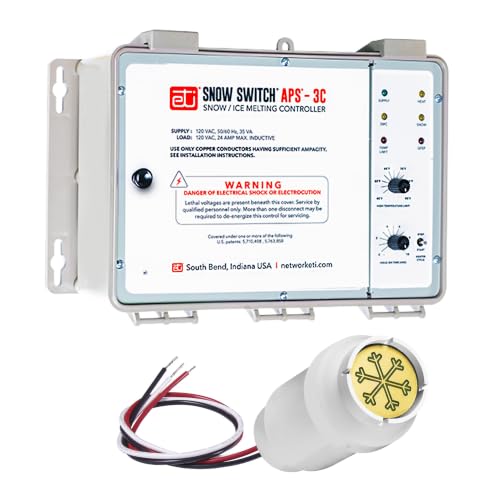 WarmlyYours Premium Snow Melt Control with Aerial Snow Sensor, 240V