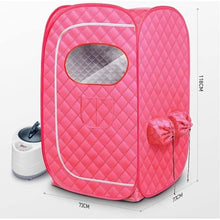 YQDDM Portable Sauna Steam Tent, 2 Person, 1000W Indoor Box with Remote Control, Smart Timing Setting & Independent Zipper On Both Sides