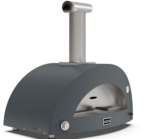 Alfa Moderno 3 Pizze Natural Gas Pizza Oven - Anthracite Grey - FXMD-3P-MGRIA-U