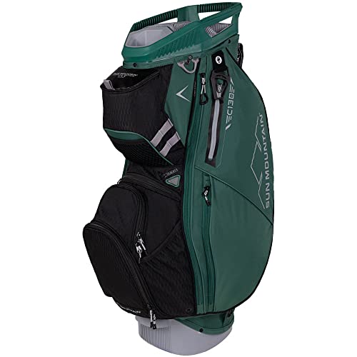 Sun Mountain 2023 C-130 14 Way Full Length Divider Golf Cart Bag Green-Black-Cadet