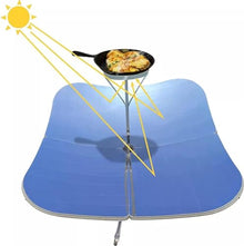 CHIPEL Portable Solar Cooker Parabolic Sun Oven Outdoor Oven, Concentrating Solar Cooker, The Focus Temperature is 800℃, The Light Spot is Concentrated, and The Thermal Efficiency is High
