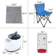 CHANGLKJ Personal Sauna Tent, Portable Steam Sauna with Remote Control, Chair and 2L Steam Machine, 9-Level Temperature and Timer, Foldable, for Weight Loss, Detox Relaxation, Reduce Fatigue