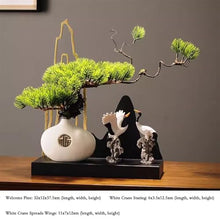 Fake Plants Living Room Decoration Porch Cabinet Office Welcome Pine Bonsai Simulation Pine Bonsai Ornaments Zen Decorations Simulation Bonsai Tree