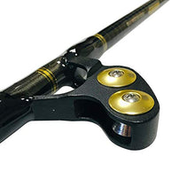 EAT MY TACKLE 80W 2-Speed Reel on Long Dredge Rod Gold