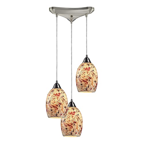 Elk Home Avalon Mini Pendant 3-Light Satin Nickel