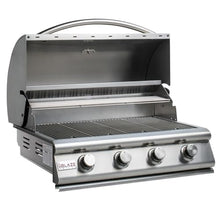 Blaze Prelude LBM 4-Piece 32-Inch Natural Gas Outdoor Kitchen Package w/Double Side Burner & Refrigerator - BLZ-4LBM126-NG-4PC-SC