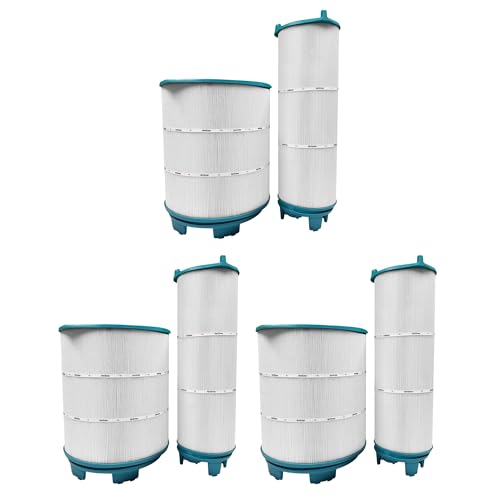 Hurricane 3 Pack HF-STR-Set Advanced Pool Filter Cartridge Inner and Outer 21" Set - Replacement for Sta-Rite 25021-0200S & 25022-0201S System 3 S7M120 Set