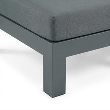 Outdoor Escape Gray Fabric Outdoor Patio Modular Sectional with Contemporary Design, Weather-Resistant Upholstery, Comfortable Seating, and Durable Frame