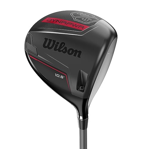 WILSON Dynapower Men's Driver - Right Hand, Senior, 13 Black/Red