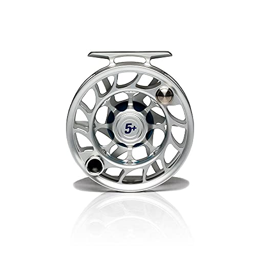 Hatch Outdoors Iconic Plus Large Arbor Fly Reel Clear/Blue 5