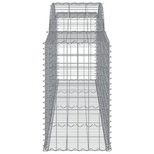 Arched Gabion Baskets 3 pcs Galvanized Iron for Outdoor Plants White Black Other