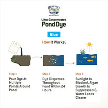 Bjornsen Ultra-Concentrated Blue Pond Dye, 1 Qt Liquid (12-Pack) for Ponds