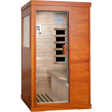 HOSAUNA Far Infrared Indoor Sauna for 1 Person with Control Panel
