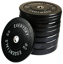 Signature Fitness Olympic Bumper Plate Black