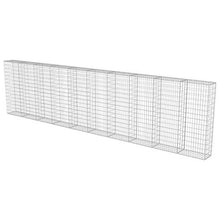 YITHOPI Gabion Wall with Covers Galvanized Steel for Outdoor Garden Edging Cage Walls Panels236 x11.8"x59"-Fast delivedging Cage Wallsed
