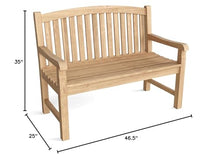 Anderson Teak Chelsea 2-Seater Bench Multi Color