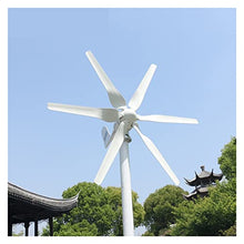 ngddf2haa Wind Turbine Generator 400w 600w 800w Free Energy Horizontal Wind Turbine Generator 12/24V with Controller (Color : 6 Specification : Hybrid Control)