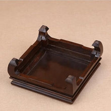QUANGJN Pcs Plants Saucers Solid Wood Base Vase Bonsai Buddha Base Crafts Ornaments Wooden Bracket Plant Pot Saucers,