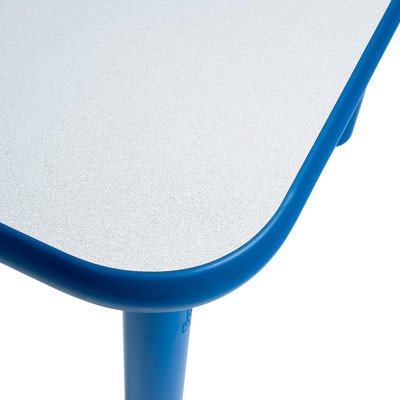 Children's Factory Angeles Baseline Kids Activity Table 72"x30" with 14" Legs Royal Blue