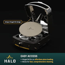 HALO Versa 16 Pizza Oven | 16” Rotating Stone, Patented Dual Burner System, 5-Minute Pizzas, Easy Clean | Propane Powered | HZ-1004-ANA