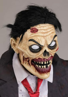Fun Costumes Hopps the Dismembered Zombie Halloween Animatronic Outdoor Haunted House Decoration with LED Eyes and Motion Sensor Standard