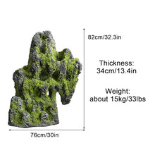 YXLLGS Artificial Moss Fake Rock, PU Foam Landscape Rock, Stones for Garden Landscaping, Natural and Realistic, for Landscaping Lawns and Gardens