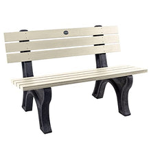 highwood Aurora Traditional 4 ft. Park Bench, Whitewash