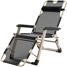 IIPOSAQQ Zero Reclining Relaxer Chair Multi Position Sun Lounger Garden Outdoor Patio Portable Beach Chair Lunch Break Chair Balcony Chair