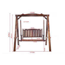 HAOKAZLBR Large Outdoor Porch Swing Garden Patio Swing Chair 2 Person Garden Swing Outside Furniture Patio Swing Outdoor Lounge Chair Lazy Daze Hammocks Swing Bench Outdoor Porch