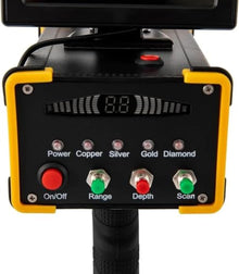 Metal Detector,Underground Gold Finder,Metal Scanner Detecting Machine with High Definition LCD Screen,Search Range 1000 Meters Range,Detecting Tool for Yellow
