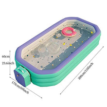 Inflatable Pool for Adults, Blow Up Pool Large, Rectangular Wading Pool for Kids, Family Swimming Pool for Above Ground, Indoor, Outdoor, Backyard, Garden (Color : /Green-300 cm)