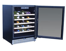 AMS Fireplace Summerset 24 Outdoor Rated Wine Cooler Refrigerator