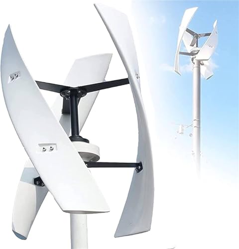 Lbxlhr 10000W/12000W Upgraded Wind Vertical Axis Turbine Generator 12V 24V 48V 220V with MPPT Controller Wind Turbine Kit for Hybrid Wind Solar System(10000w,24v)
