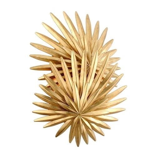 Corbett Lighting Savvy 2 Light Wall Sconce Vintage Gold Leaf