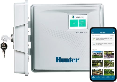 Hunter PRO-HC WiFi Sprinkler Controller, 24 Zone Smart Irrigation Timer