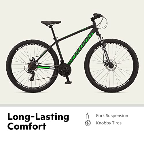 Schwinn High Timber ALX Mountain Bike Black/Green